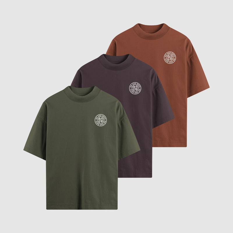 No Sad Days Monogram Tee 3 - Pack - No Sad Days