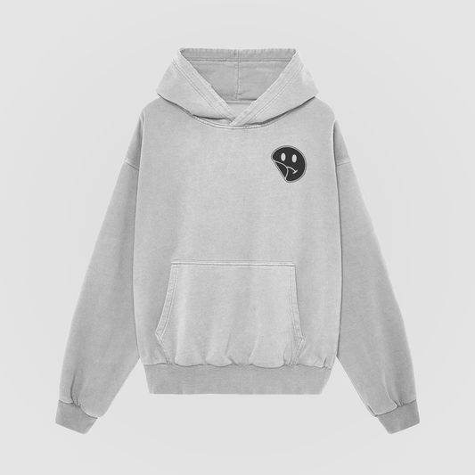 No Sad Days Oversized Hoodie (Pavement Grey) - No Sad Days