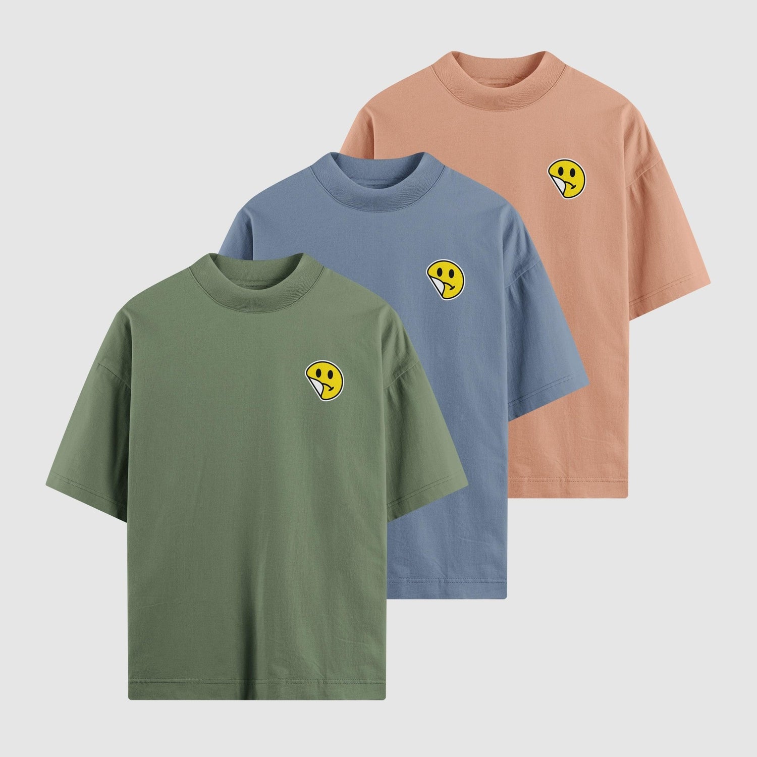 No Sad Days Oversized Tee 3 - Pack - No Sad Days