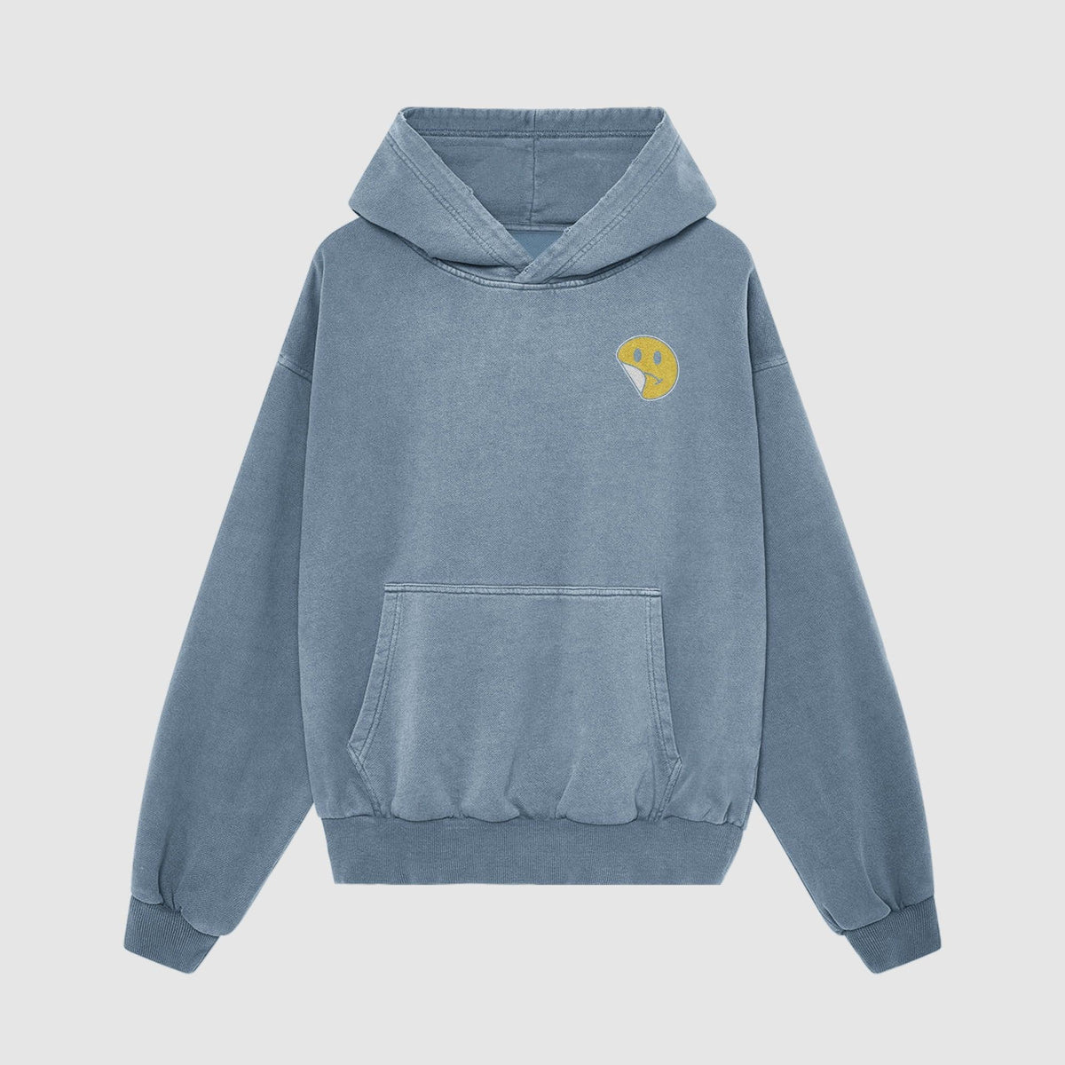 No Sad Days Retro Oversized Hoodie - No Sad Days