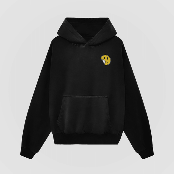 No Sad Days Retro Oversized Hoodie - No Sad Days