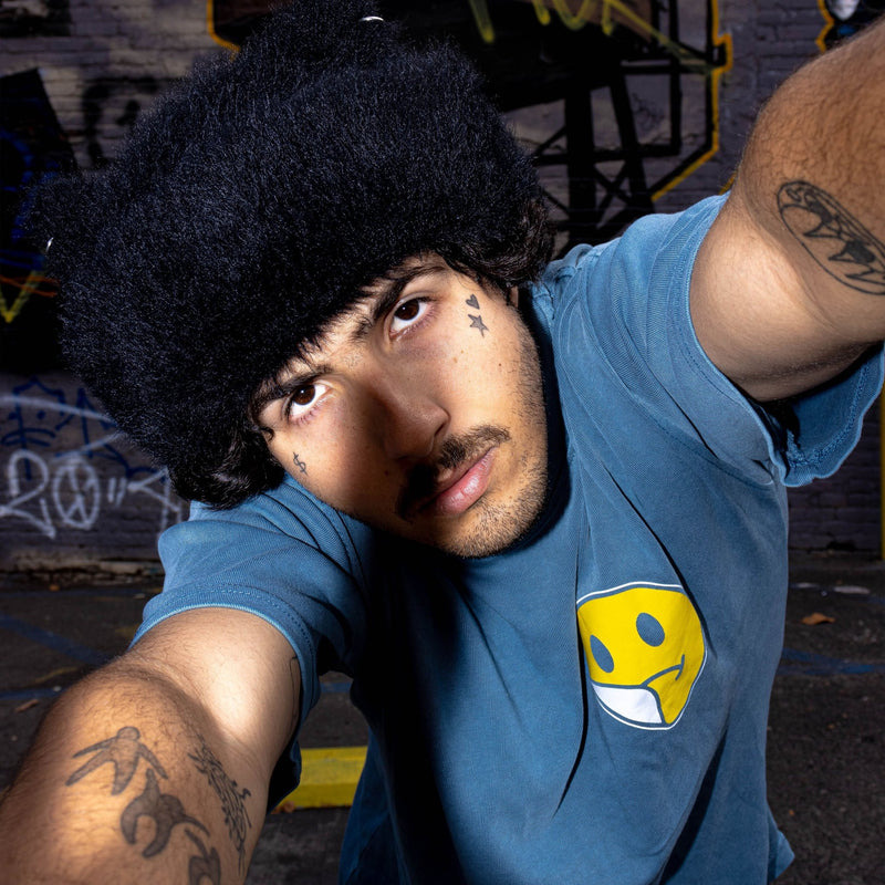 No Sad Days Retro Oversized Tee - No Sad Days