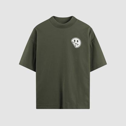 No Sad Days Retro Oversized Tee