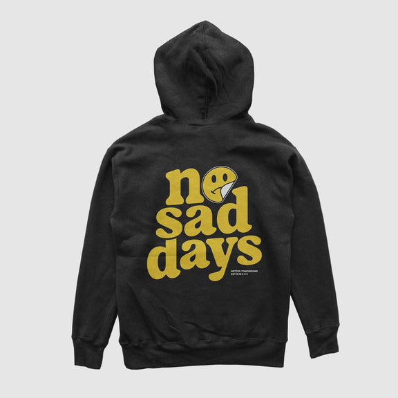 No Sad Days Retro Standard Hoodie - No Sad Days