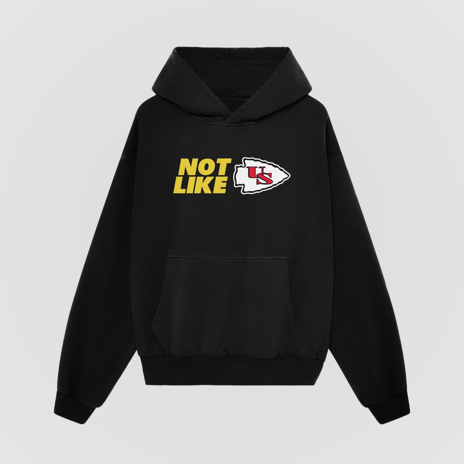 Not Like Us Oversized Hoodie (Kansas City) - No Sad Days