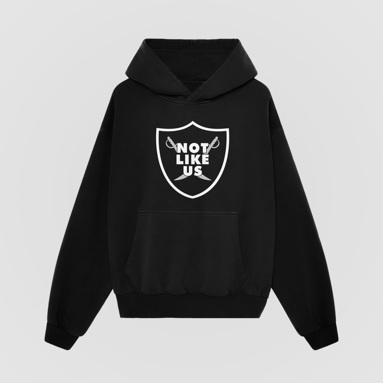 Not Like Us Oversized Hoodie (Las Vegas) - No Sad Days