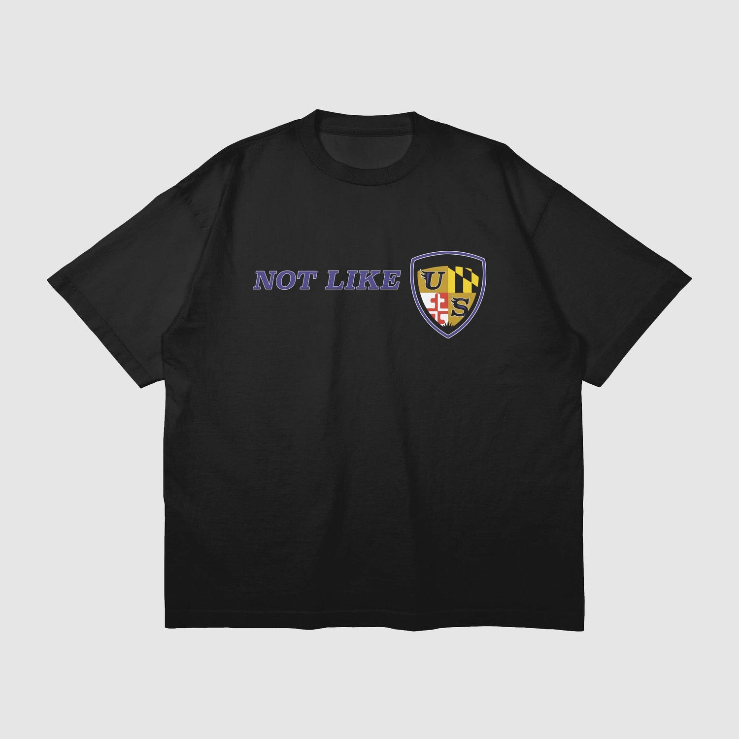 Not Like Us Oversized Tee (Baltimore) - No Sad Days
