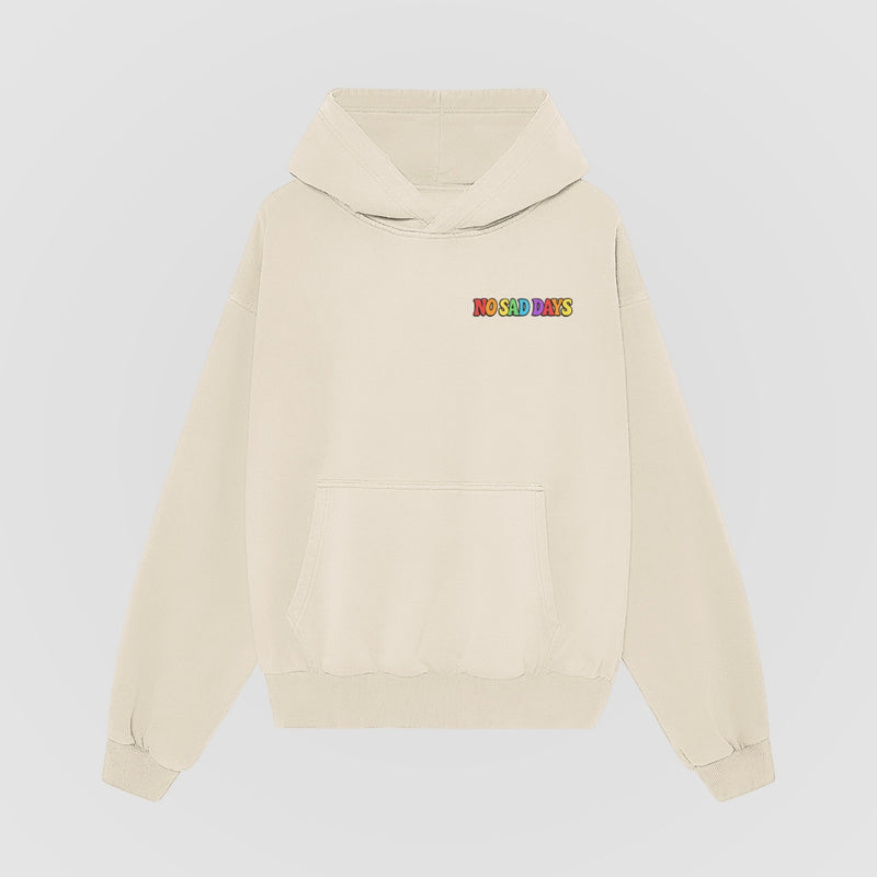 It's Okay To Not Be Okay Pride Cream Hoodie front