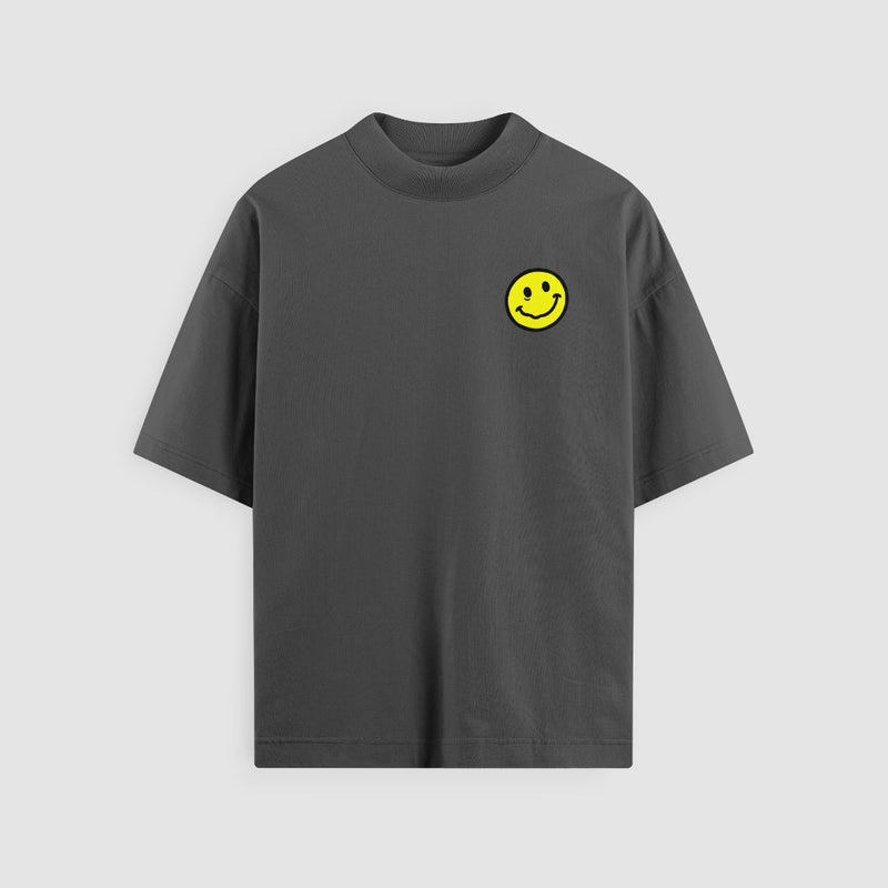 no sad days mr. fine tee · grey