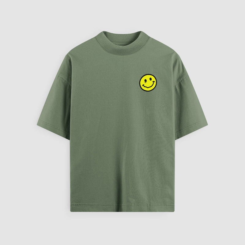 no sad days mr. fine tee · olive