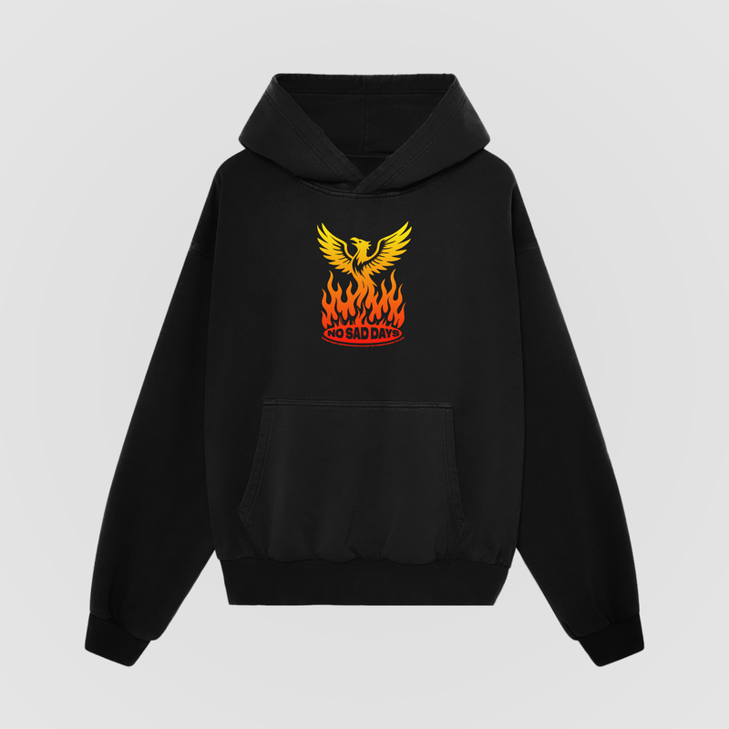 Phoenix Oversized Hoodie - No Sad Days