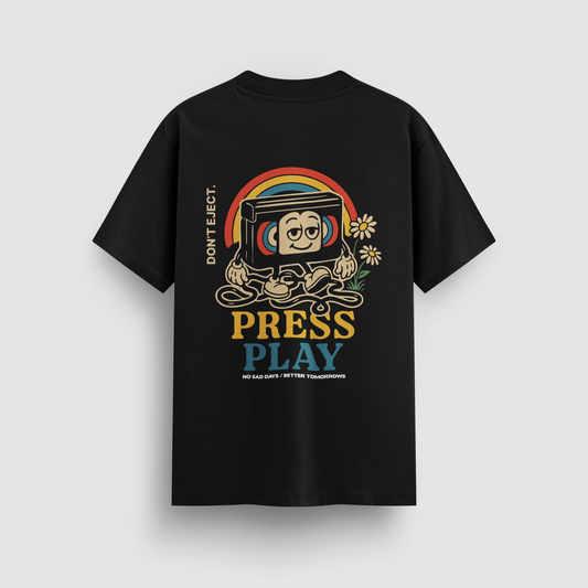 Press Play Standard Tee - No Sad Days