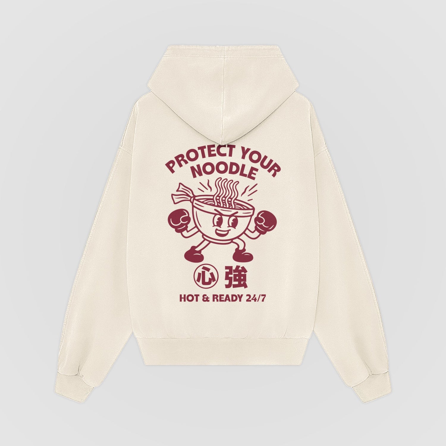 Protect Your Noodle Oversized Hoodie - No Sad Days