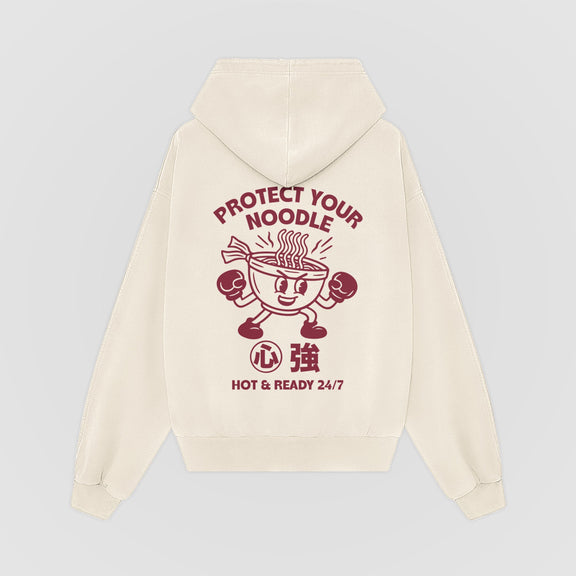 Protect Your Noodle Oversized Hoodie - No Sad Days