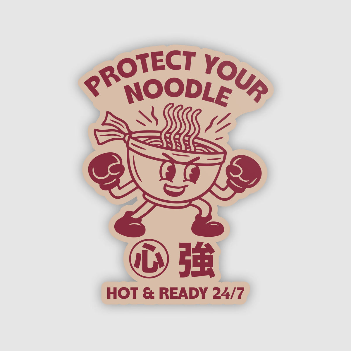 Protect Your Noodle Sticker - No Sad Days