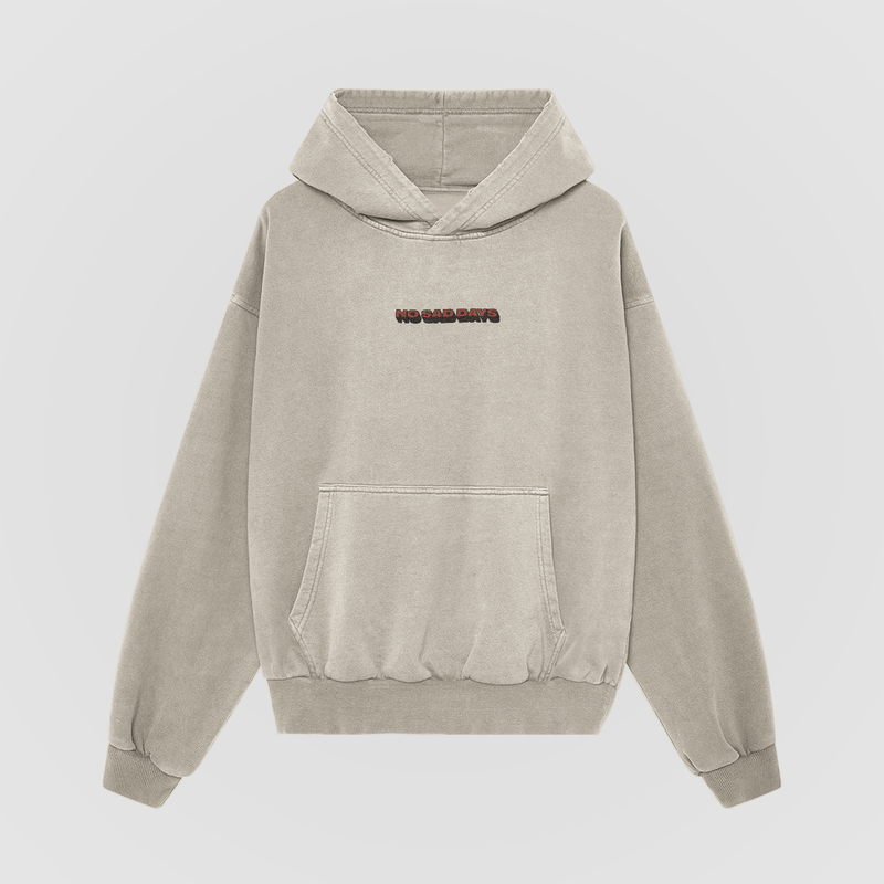 Solemnly Oversized Hoodie - No Sad Days