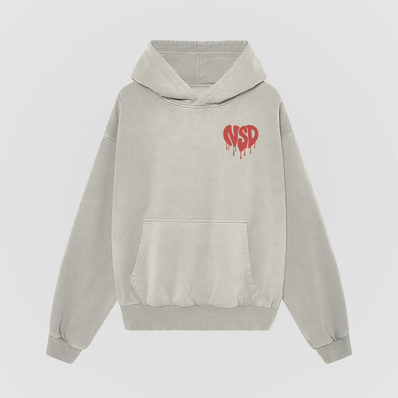 The Heart Broke Oversized Hoodie - No Sad Days