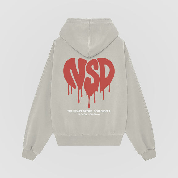 The Heart Broke Oversized Hoodie - No Sad Days