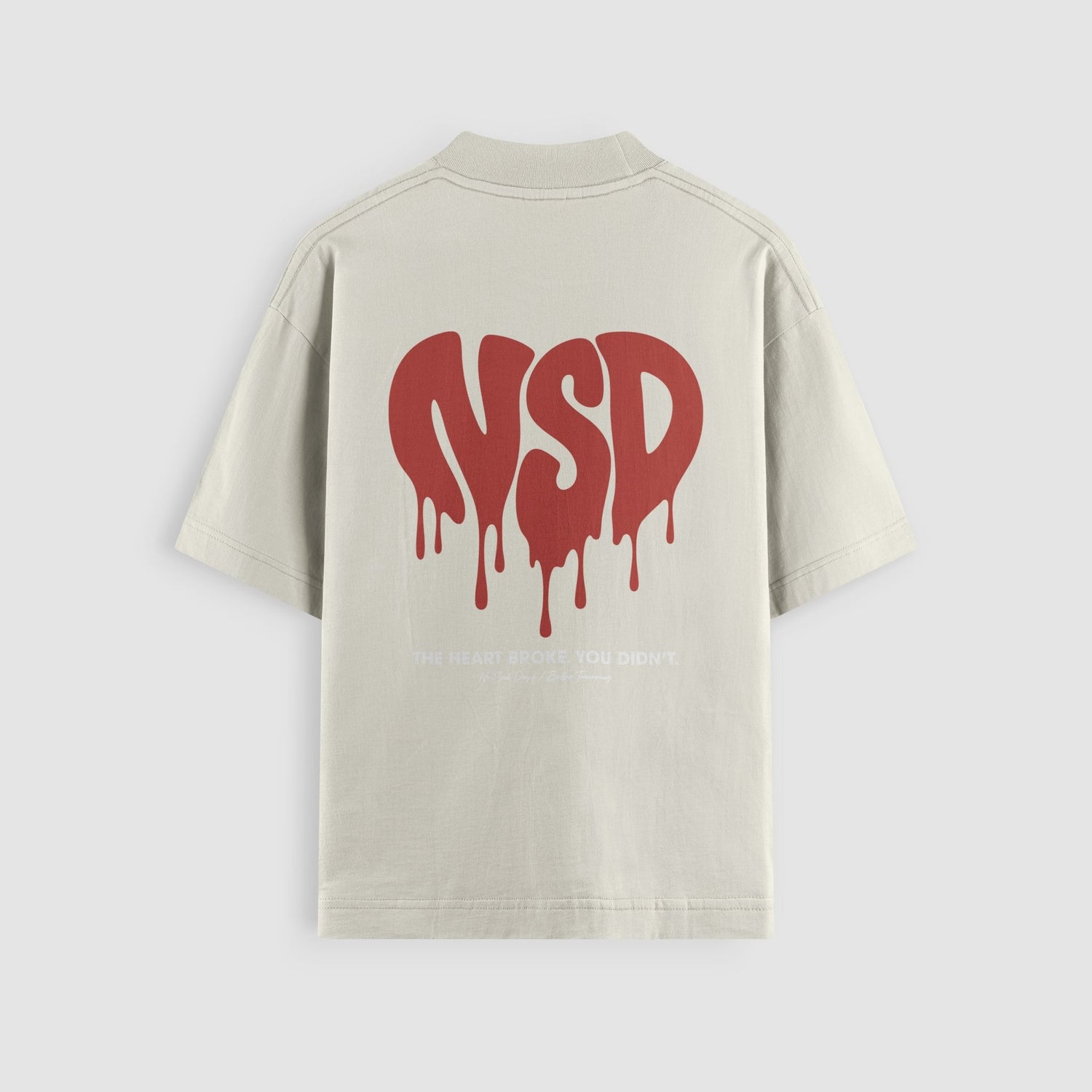 The Heart Broke Oversized Tee - No Sad Days