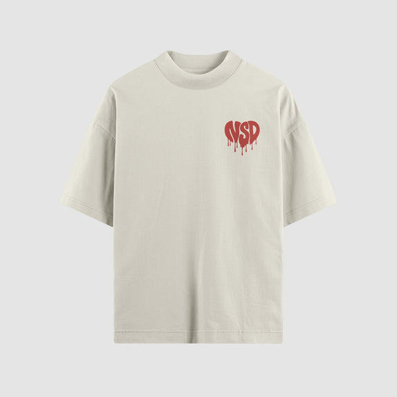 The Heart Broke Oversized Tee - No Sad Days