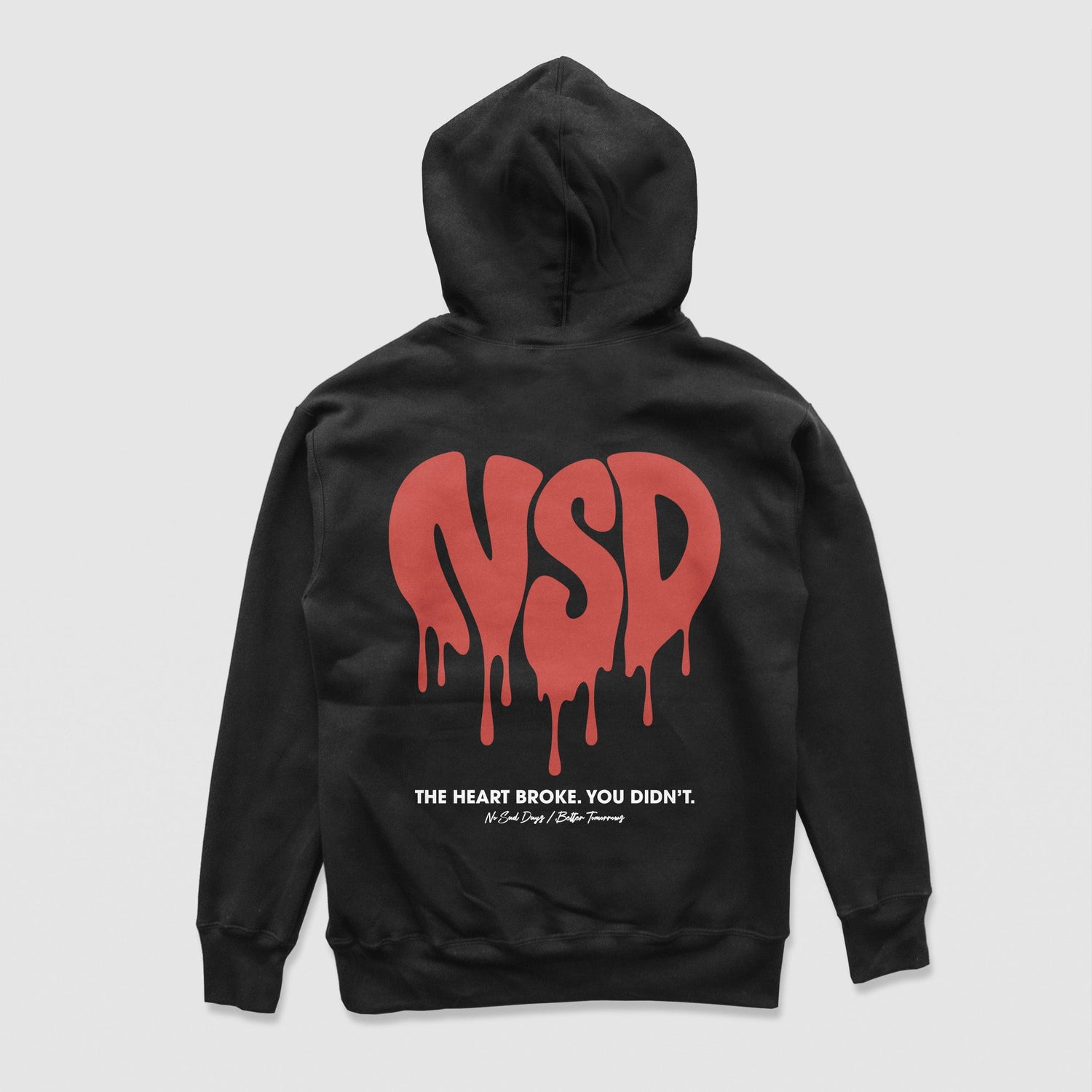The Heart Broke Standard Hoodie - No Sad Days