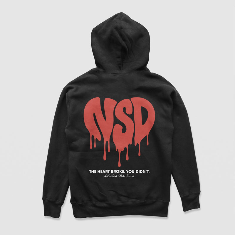 The Heart Broke Standard Hoodie - No Sad Days