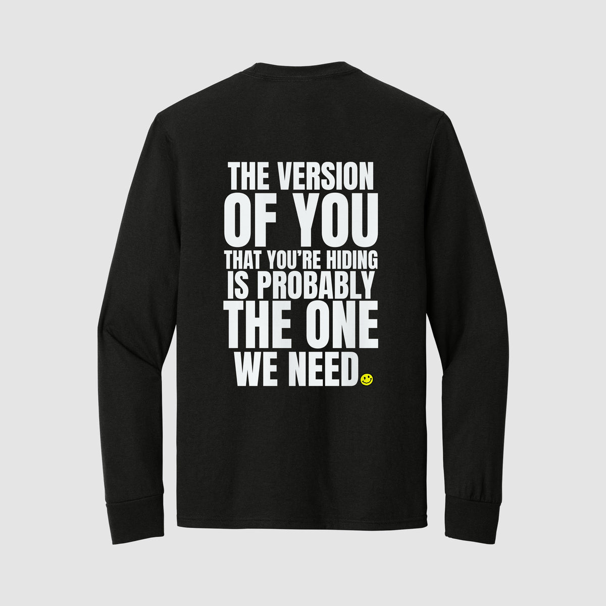 The Version of You Black Long Sleeve Tee back view