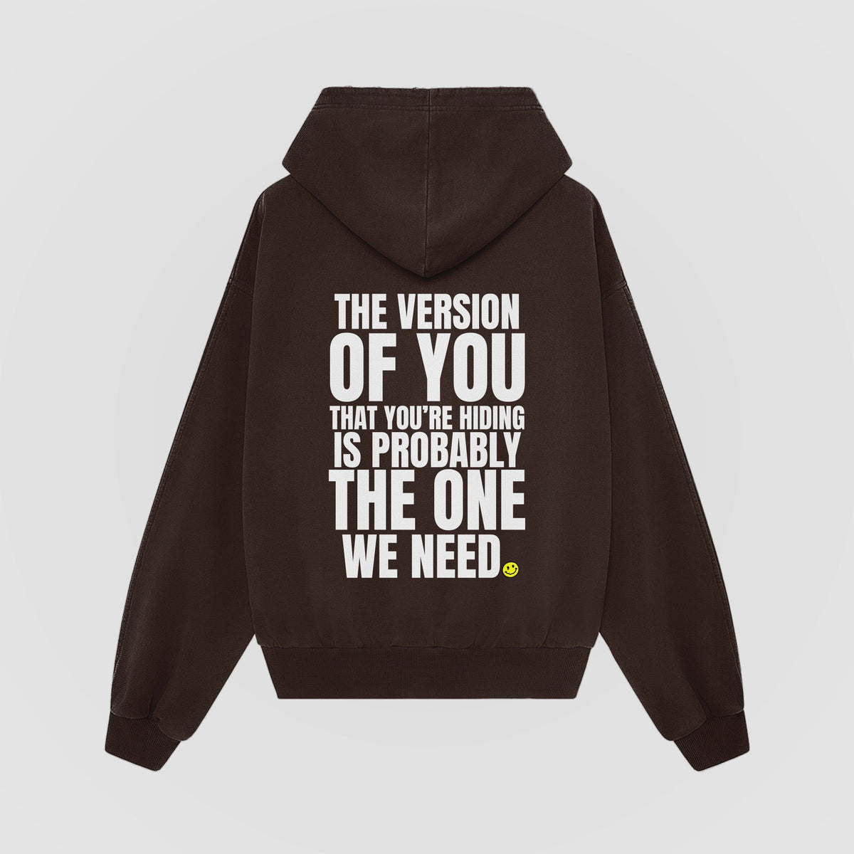 The Version of You Brown Oversized Hoodie - image 2 - NSD LEGACY by DREAM.