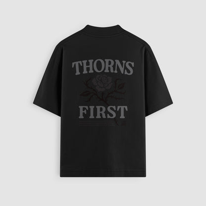 Thorns First Blackout Oversized Tee (Black Print) - NSD LEGACY by DREAM.