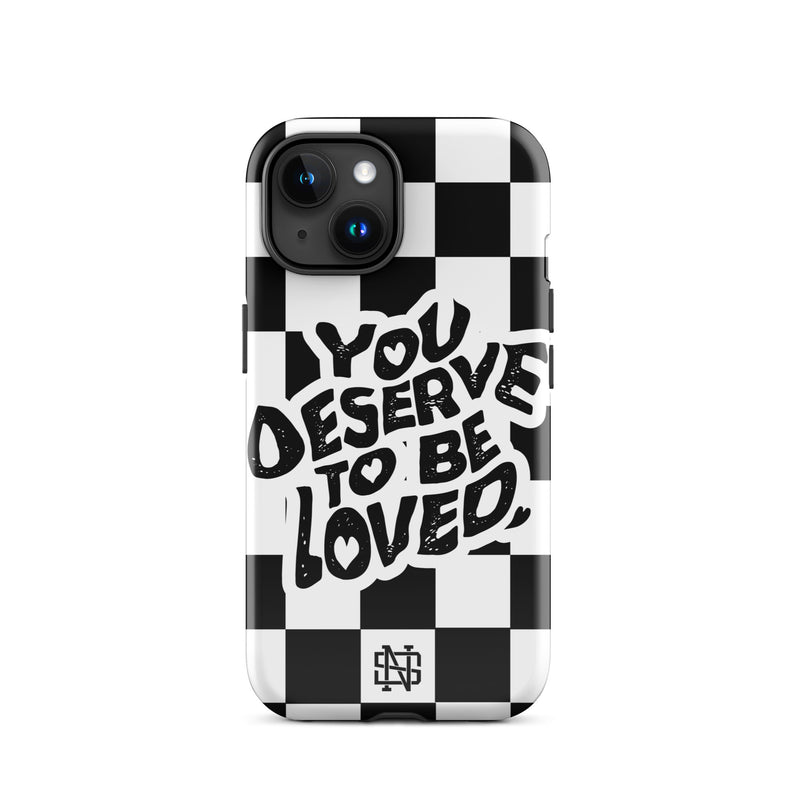 You Deserve to be Loved - iPhone Case — mental health phone case | No Sad Days (view 5)