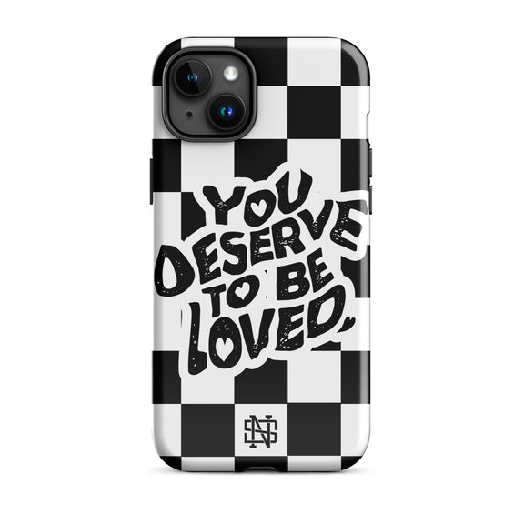 You Deserve to be Loved - iPhone Case — mental health phone case | No Sad Days (view 6)