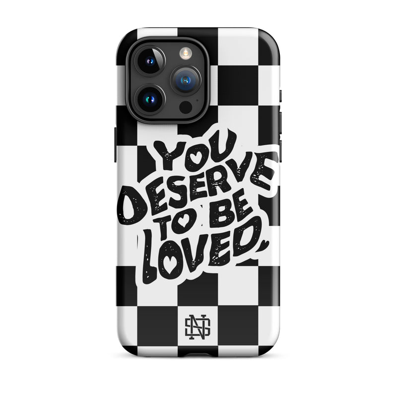You Deserve to be Loved - iPhone Case — mental health phone case | No Sad Days (view 8)