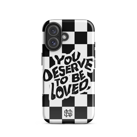 You Deserve to be Loved - iPhone Case — mental health phone case | No Sad Days (view 9)
