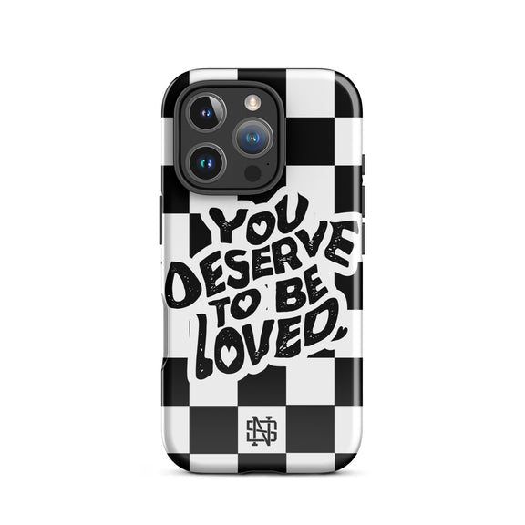 You Deserve to be Loved - iPhone Case — mental health phone case | No Sad Days (view 11)