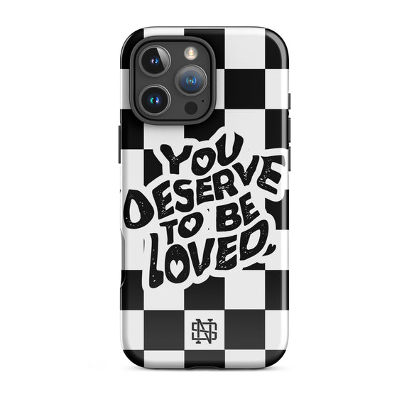 You Deserve to be Loved - iPhone Case — mental health phone case | No Sad Days (view 12)