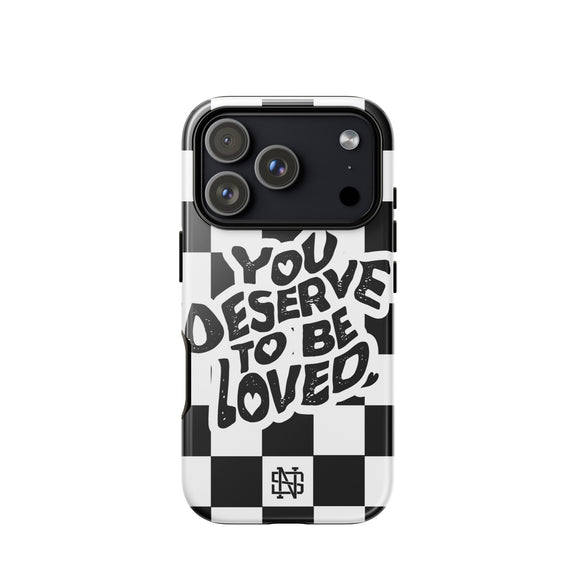 You Deserve to be Loved - iPhone Case — mental health phone case | No Sad Days (view 15)