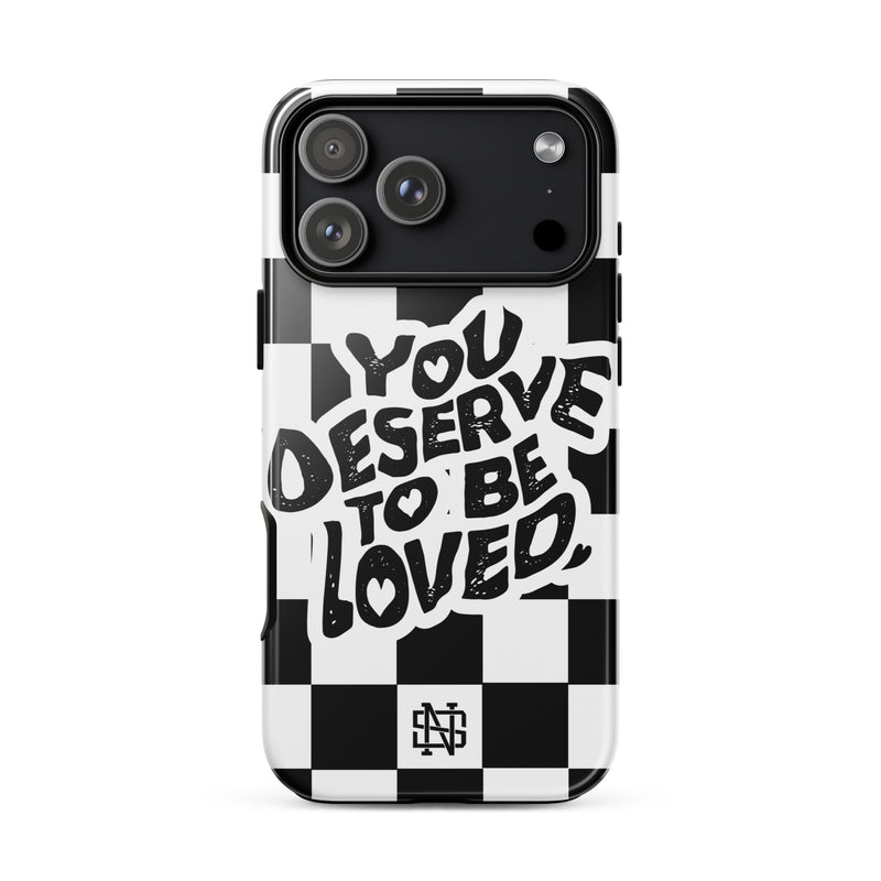 You Deserve to be Loved - iPhone Case — mental health phone case | No Sad Days (view 16)