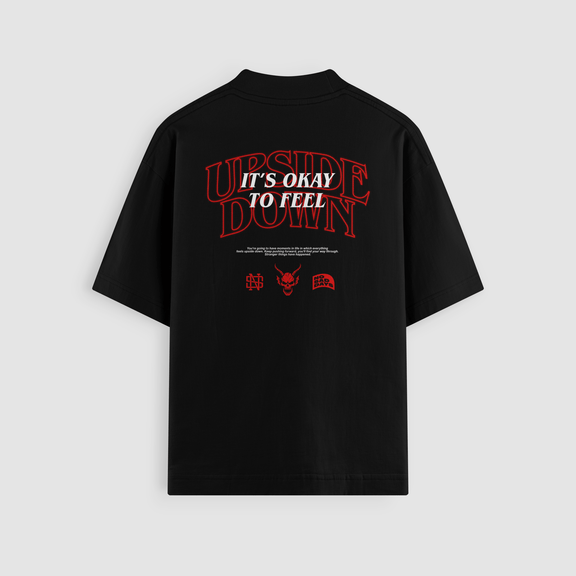 Upside Down Oversized Tee by No Sad Days