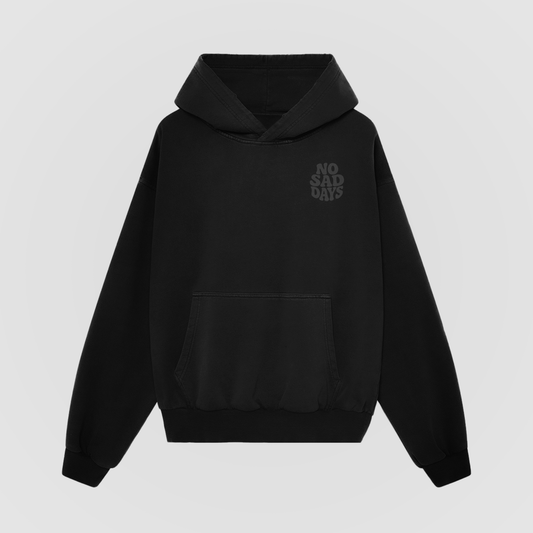 You Belong Here Blackout Oversized Hoodie - No Sad Days